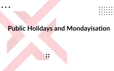Public Holidays and Mondayisation – 2022